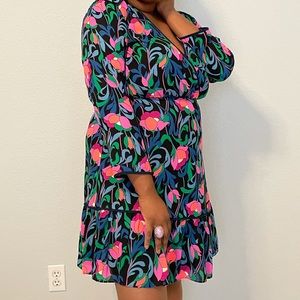 Kate Spade Floral Swirl Dress (NJMUB407) - size 14